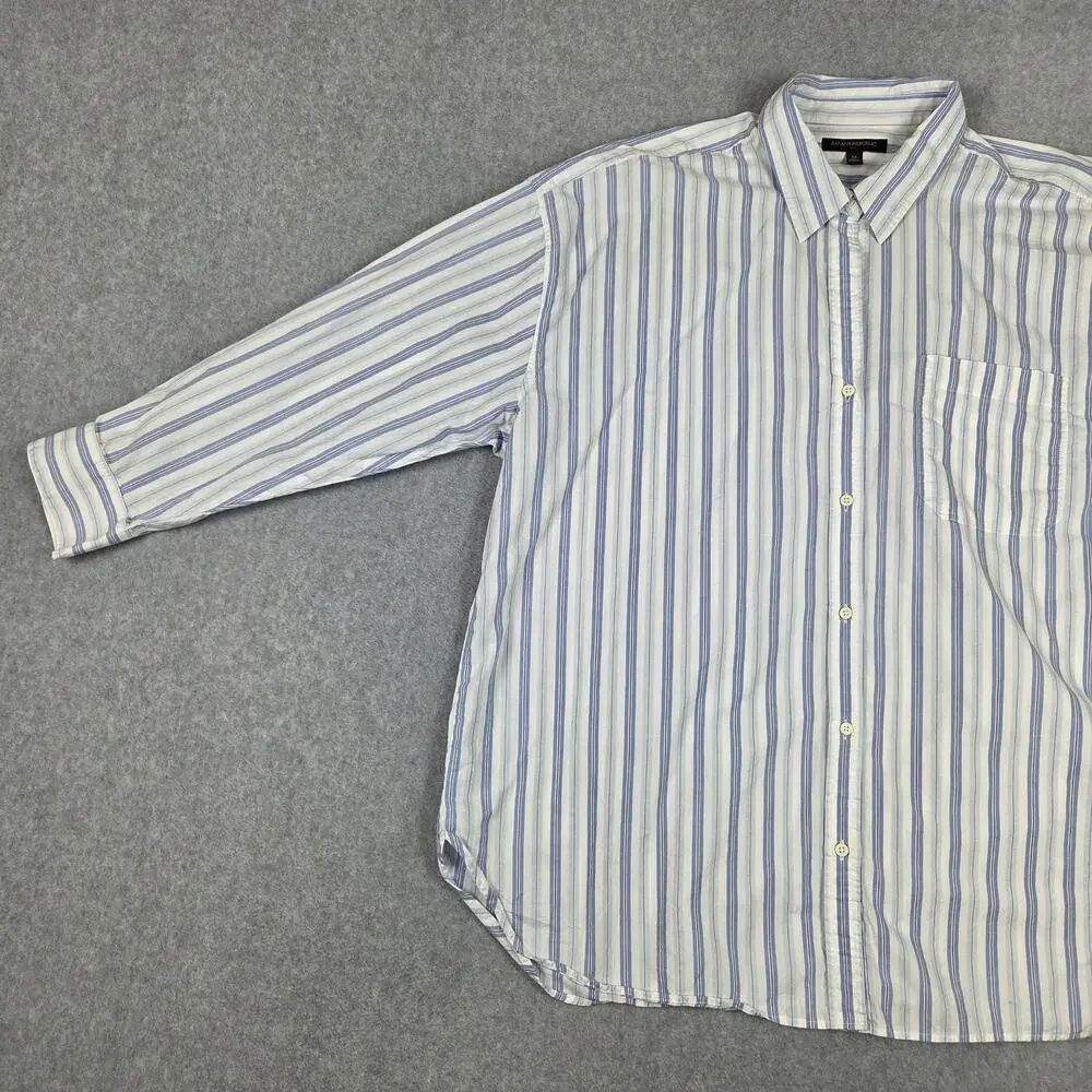 🌼Banana Republic Shirt Mens Size XL Long Sleeve Button Down (3/4 sleeves)